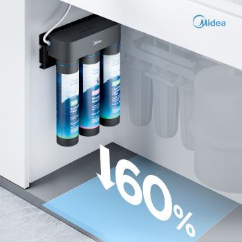Filtr przepływowy Midea EasyPure Soft - 3-stopniowa filtracja wody